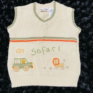B.T. KIDS Toddler Boy’s Vintage On Safari Sweater Vest